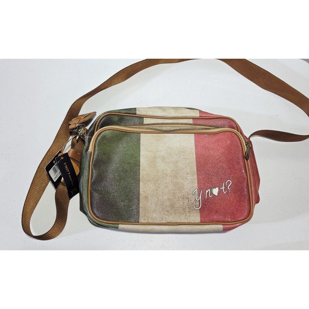 Faux Pebbled Leather Purse Colors Of Italy NWT
